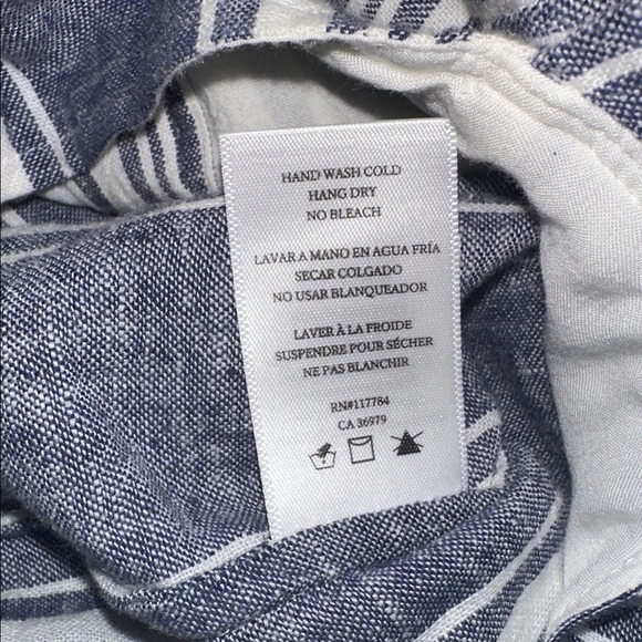 Rails Navy and White Kyra Seaport Stripe pantsuit romper size small - Picture 7 of 12